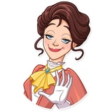 Such a Lady WhatsApp Sticker #16
