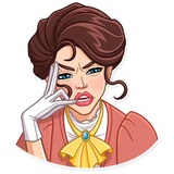 Such a Lady WhatsApp Sticker #17