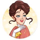 Such a Lady WhatsApp Sticker #18