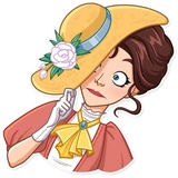 Such a Lady WhatsApp Sticker #19