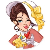 Such a Lady WhatsApp Sticker #2