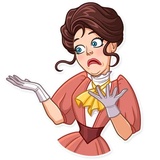 Such a Lady WhatsApp Sticker #23