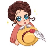 Such a Lady WhatsApp Sticker #24