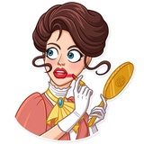 Such a Lady WhatsApp Sticker #28