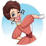 Such a Lady WhatsApp Sticker #29