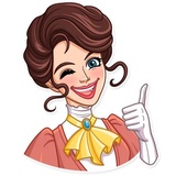 Such a Lady WhatsApp Sticker #3