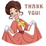 Such a Lady WhatsApp Sticker #30