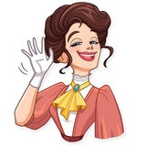 Such a Lady WhatsApp Sticker #5