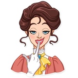 Such a Lady WhatsApp Sticker #8