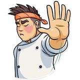 Sushi Chef WhatsApp Sticker #10