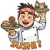 Sushi Chef WhatsApp Sticker #18