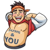 Sushi Chef WhatsApp Sticker #19