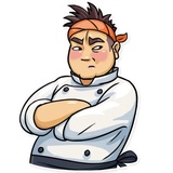 Sushi Chef WhatsApp Sticker #21