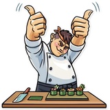 Sushi Chef WhatsApp Sticker #3