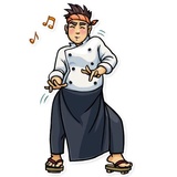 Sushi Chef WhatsApp Sticker #30
