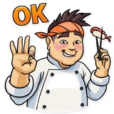 Sushi Chef WhatsApp Sticker #6