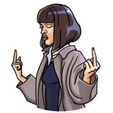 Pulp Fiction WhatsApp Sticker #12