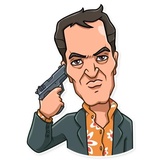 Quentin Taratino WhatsApp Sticker #14