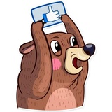 Honey Bear WhatsApp Sticker #3