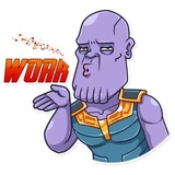 Thanos WhatsApp Sticker #12
