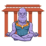 Thanos WhatsApp Sticker #19