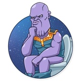 Thanos WhatsApp Sticker #25