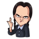 The addams Family WhatsApp Sticker #16
