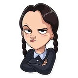 The addams Family WhatsApp Sticker #21