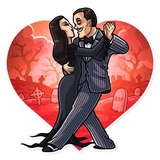 The addams Family WhatsApp Sticker #23