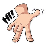 The addams Family WhatsApp Sticker #5