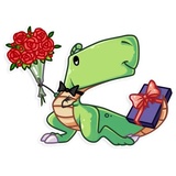 The Almost good Dinosaur WhatsApp Sticker #22