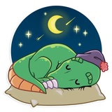 The Almost good Dinosaur WhatsApp Sticker #28