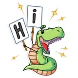 The Almost good Dinosaur WhatsApp Sticker #5