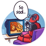 Deadpool WhatsApp Sticker #20