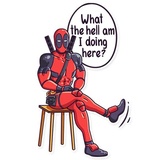 Deadpool WhatsApp Sticker #26