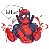 Deadpool WhatsApp Sticker #7