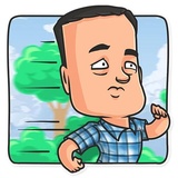 Cinema Male Heroes WhatsApp Sticker #11