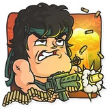 Cinema Male Heroes WhatsApp Sticker #18