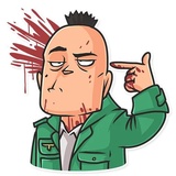 Cinema Male Heroes WhatsApp Sticker #23