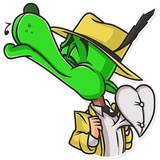 Cinema Male Heroes WhatsApp Sticker #26