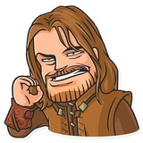 Cinema Male Heroes WhatsApp Sticker #7