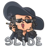 Cinema Female Heroes WhatsApp Sticker #24