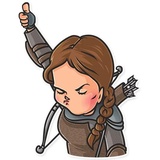 Cinema Female Heroes WhatsApp Sticker #3