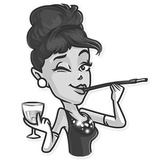 Cinema Female Heroes WhatsApp Sticker #8