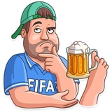 Football Fan WhatsApp Sticker #15
