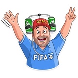 Football Fan WhatsApp Sticker #2