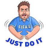 Football Fan WhatsApp Sticker #26