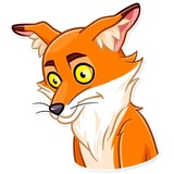 What Does the Fox Say? WhatsApp Sticker #14