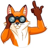 What Does the Fox Say? WhatsApp Sticker #15
