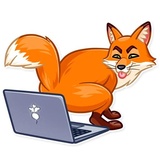 What Does the Fox Say? WhatsApp Sticker #19